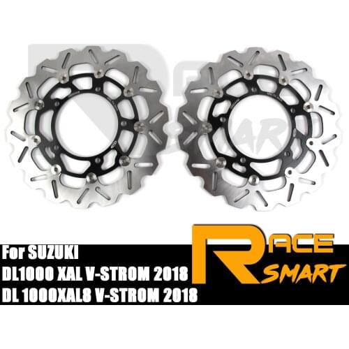 Motorcycles CNC Floating Front Brake Discs Disk Rotors For SUZUKI DL1000 XAL V-STROM 2018 DL 1000XAL8 V-strom DL1000 XAL8 Vstrom