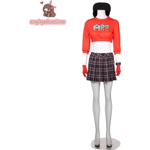Persona5 Dancing Star Night Takamaki Ann Cosplay Carnaval Costume Halloween Christmas Costume