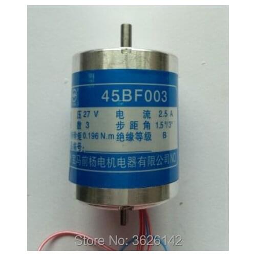 Permanent magnetic low-speed synchronous motor 45BF003 27V 2.5A Rotating head DC motor for EDM Drilling Machine