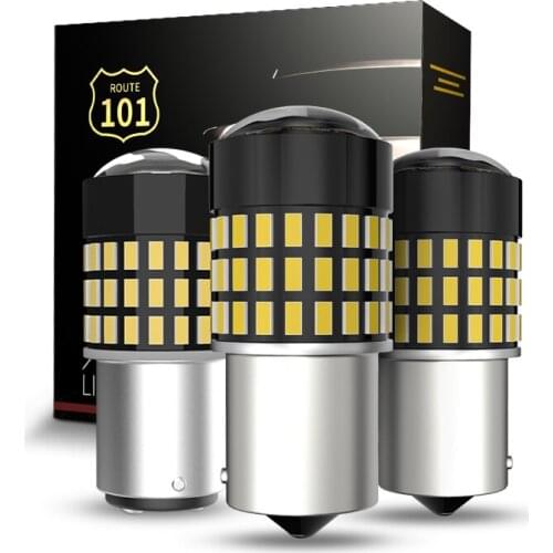 Route101 P21W LED Bulb BA15S 1156 White 12V 24V PY21W BAU15S 7507 Lamp P21/5W BAY15D 1157 Car DRL Side Turn Signal Light