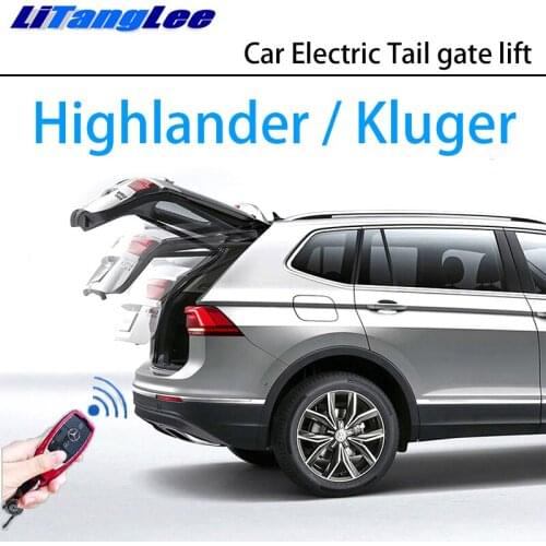 LiTangLee Car Electric Tail Gate Lift Trunk Rear Door Assist System for Toyota Highlander Kluger XU50 2014~2020 Remote Control