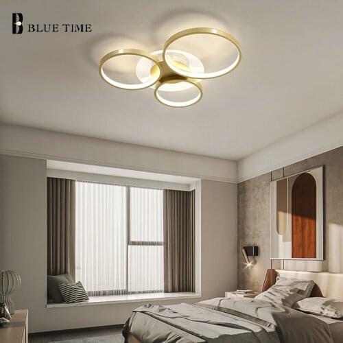 Modern Led Chandelier Surface Mount Lamp 110V 220V Chandelier Lighting for Living room Bedroom Dining room Kitchen Lustre Led