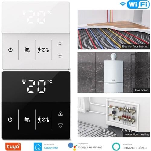 Tuya WiFi Smart Thermostat Temperature Remote Controller Electric Floor Heating Water/Gas Boiler Work with Google Home Alexa