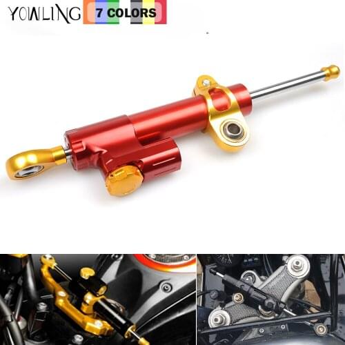 Universal Aluminum CNC Motorbike Motorcycle Steering Damper For Kawasaki honda yamaha tmax 500 tmax500 mt09 mt07 mt10 xp500
