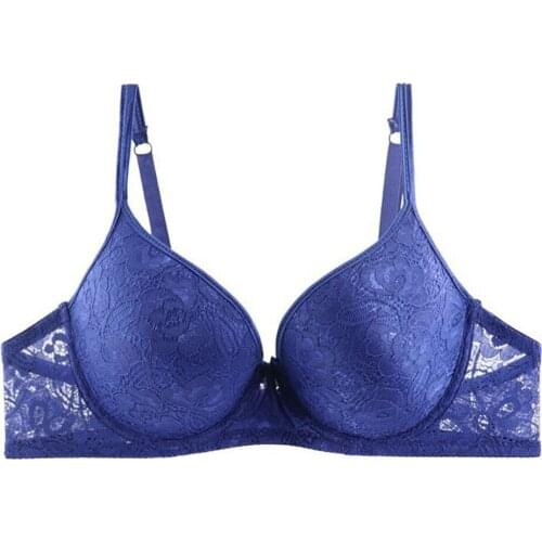 Cozy Women Sexy Lace bra Gorgeous Plus Size Lingerie Floral Underwire Lightly Padded Bralette Large size bras Underwear BH