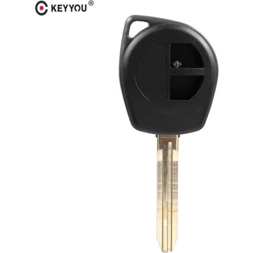KEYYOU Replacement 2 Button Remote Car Key Case Cover Fob Key Shell For Suzuki Swift Grand SX4 Grand Vitara Swift Liana Key