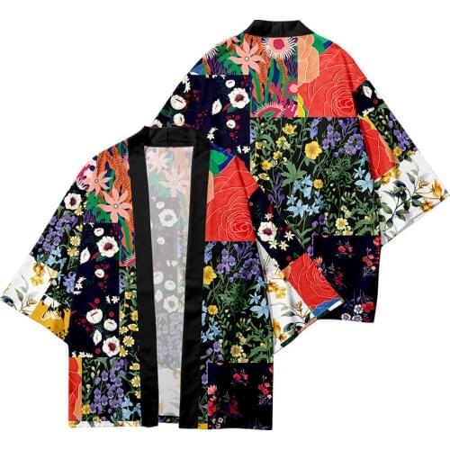 Plus Size XXS-6XL 5XL 4XL Loose Japanese Streetwear Cardigan Women Men Harajuku Haori Kimono Cosplay Top Shirts Yukata Tao Robe