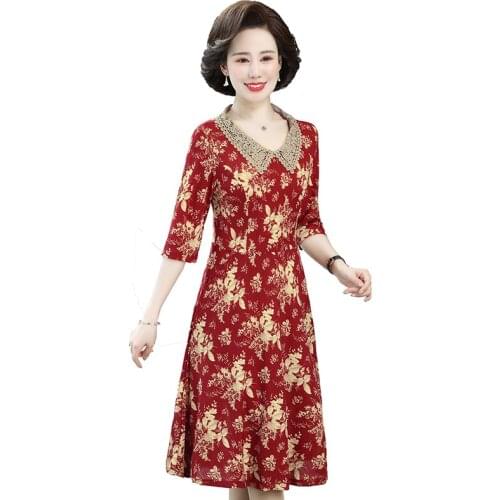 Women Spring Printed Lace collar Long Party Dress Elegant Long Sleeve Hem A-Line Maxi Dress Autumn Plus Size Party Dress Vestido