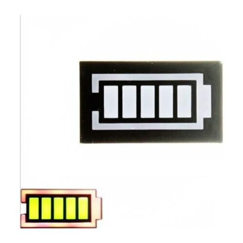 1PCS Battery Style LED Digital Tube Display Yellow LED Inner + Red LED Outer NEW