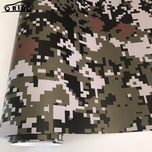 10/20/30/40/50x152CM Army Digital Green Camouflage Vinyl Self Adhesive Car Wrap Foil Motorcycle Scooter Car Sticker Decal