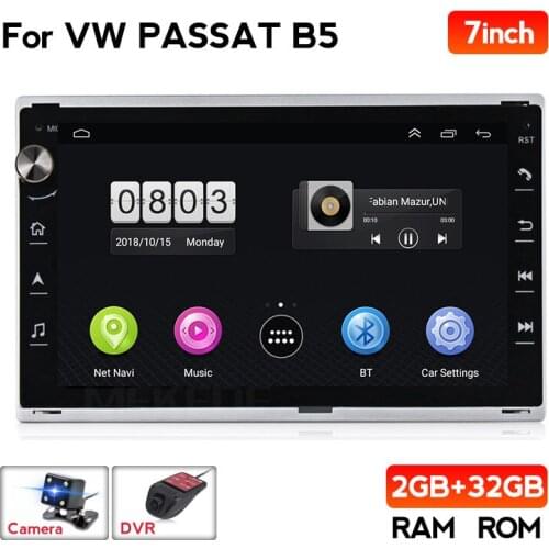 2+32G 2 din Android Car Radio GPS Multimedia Player For VW Volkswagen GOLF POLO TRANSPORTER Passat b5 BORA MK5 SHARAN JETTA