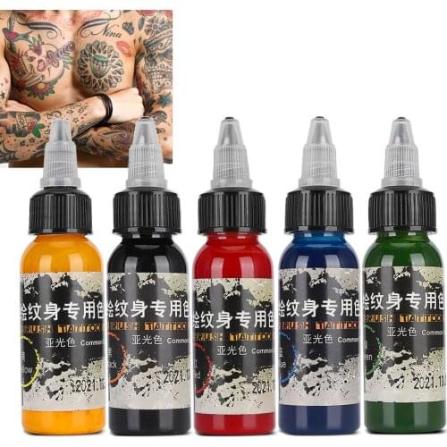 30ml/Bottle Matte Microblading Semi-permanent Makeup Tattoo Ink Waterproof Tattoo Colored Drawing Pigment For Professional Use