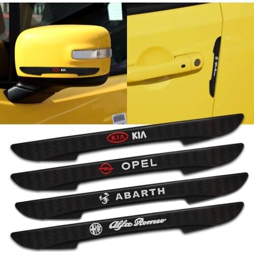 4PCS Car Anti-Collision Door Protector Side Edge Protection Stickers For KIA VW Nissan Hyundai Honda Toyota Skoda BMW Audi Jeep