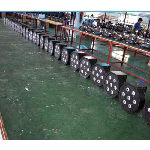 4pcs/lot led par quad 7x9w 7X12W wash dmx par light american dj par rgbw 4in1 dmx led flat par light led lamp