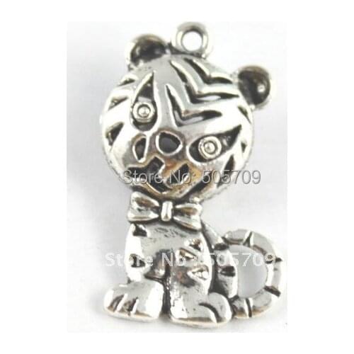54PCS Tibetan silver tigerkin charms A15716