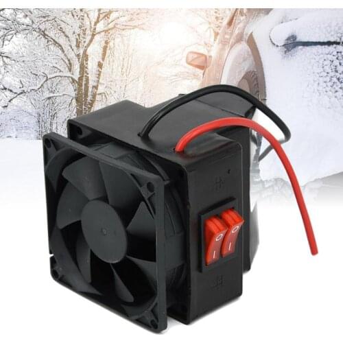 12/24 V Practical Winter Heater Car Defroster Auto Car Low Noise Interior Dual Switch Warm Heat Fan Easy Install Universal