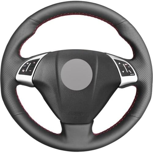 Black Artificial Leather Steering Wheel Cover For Fiat Linea Qubo Doblo 2007-2019 Opel Combo Vauxhall Combo 2012-2017