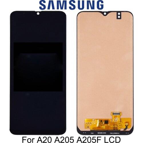 6.4'' LCD For Samsung A20 A205 SM-A205F A205FN Display lcd Screen A205GN A205S A205YN display lcd screen Digitizer Assembly