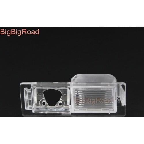 BigBigRoad Vehicle Camera Bracket Fit For Chevrolet Aveo T300 / Sonic 2011~2016 Car Rear View Camera