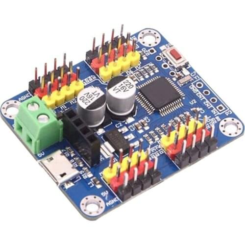 16 Channel PWM Servo Motor Driver Controller Board Module PCB Steering Gear for SG90 MG995 DIY Servo Shield Module
