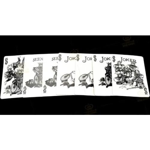 Laughing King Joking Joker Card Set Magic Tricks Close Up Gimmick Props Accessories Appearing Mentalism Funny
