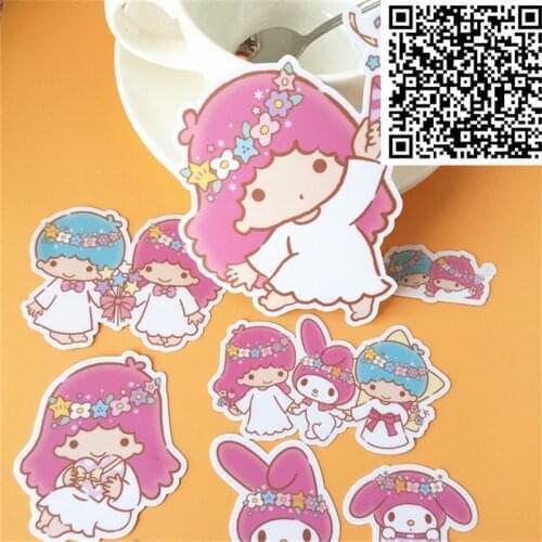 New 20 Pcs Fairy sister DIY Decal Mobile/PC Art Rhinestone Self Adhesive Scrapbooking Stickers Car Sticker Wedding Decoration