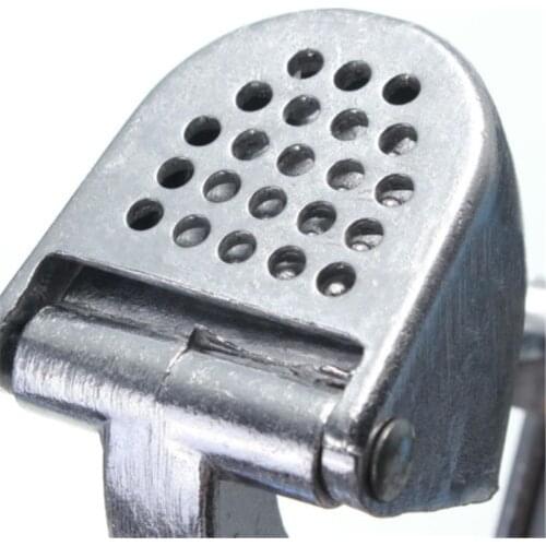 Stainless Steel Garlic Press Crusher Squeezer Masher Home Kitchen Mincer Tool