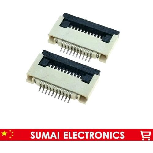 Sample,10 pcs FPC/FFC connector cable socket 10 pin 0.5mm connector for LCD screen interface of DVD/GPS/MP3/PDA/Phone ect.ROHS