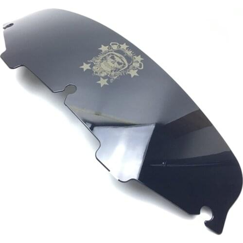 Black/Smoke /Clear Motorcycle 5'' Windshield Fairing Windscreen For Harley Electra Street Glide FLHX Touring 1996-2013
