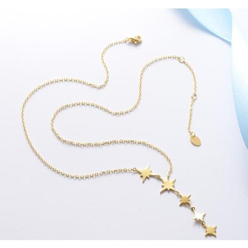 925 Sterling Silver Fine Jewelry Tiny Delicate Multiple Starburst Necklaces for Women Girls Birthday Gifts 10pcs Lot Wholesale