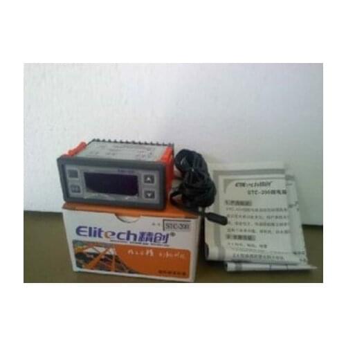 HOT Universal 220V Digital LCD Display Temperature Switch Thermostat Relay Incubation Control Sensor STC-200