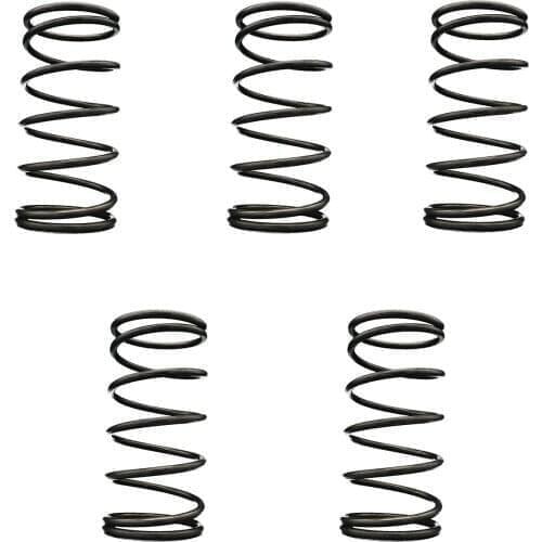 5PCS, Compressed Springs, 3mm Wire Diameter x 27mm Outer Diameter x (20-100)mm Free Length, Spring Steel Compressed Springs