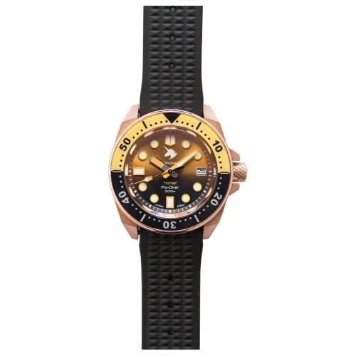 PROXIMA Mens Dive Watches,Bronze Men Automatic Watch Luxury 300m Waterproof Mechanical Wristwatch BGW-9 Luminous Sapphire Mirror