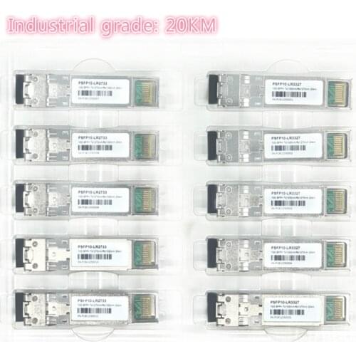 SFP 10G LC 20KM 1270nm/1330nm Industrial grade Single Fiber SFP Optical Module SFP Transceiver Industrial grade -40-85 Celsius
