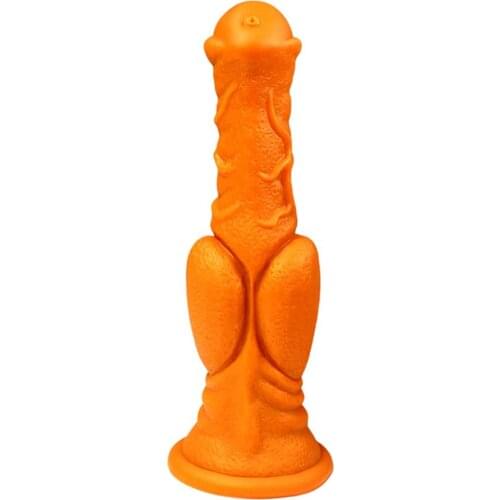 Silicone Dildos Realistic Animal Penis Dildo Animal Dildo with Suction Cup Anal Butt Plug Huge Sex Toys for Women and Men Gay