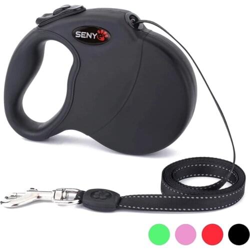 Retractable Durable Pet Dog Leashes 5M Supports Big Dogs Up to 100 Pounds Best Pet Training Walking Nylon Leash Pet Products