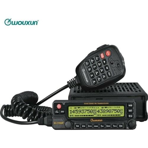 Wouxun KG-950P Quad Band Cross Truck Mobile Car Radio Repeater 50W Transceiver Radio Communication Driving Camping Intercom