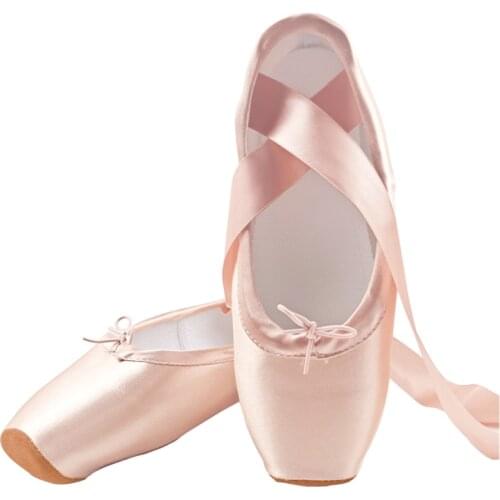 Yukigaga Professional Ballet Pointe Shoes Ladies Dance shoes with Ribbons for women girls child satin Ballet Shoes