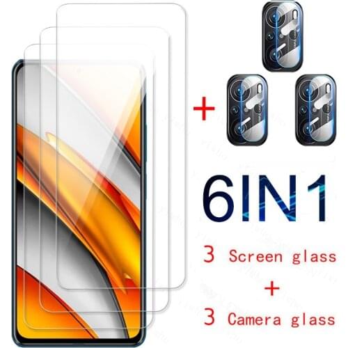 Screen Protector for Xiaomi Poco F3 Camera Protective Glass on xiomi poco f3 f 3 3f x3 nfc m3 pro 5g 3x 3m Safety Tempered Glass