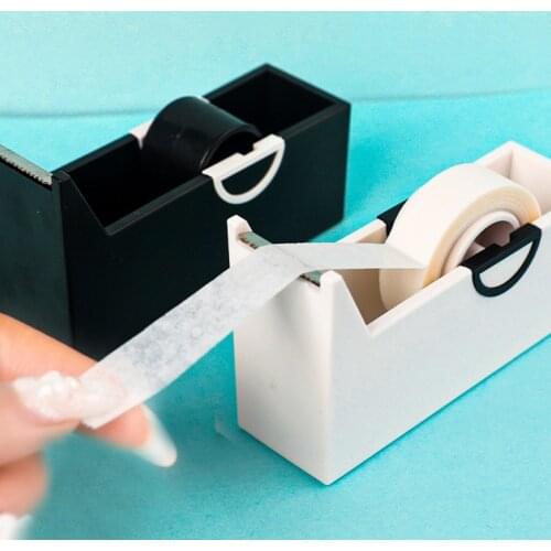 1pc Eyelashes Extension Tape Cutter Dispenser Adhesive Tape Holder Grafting Eyelash Plastic Rotating Tape Cutting Makeup Tools