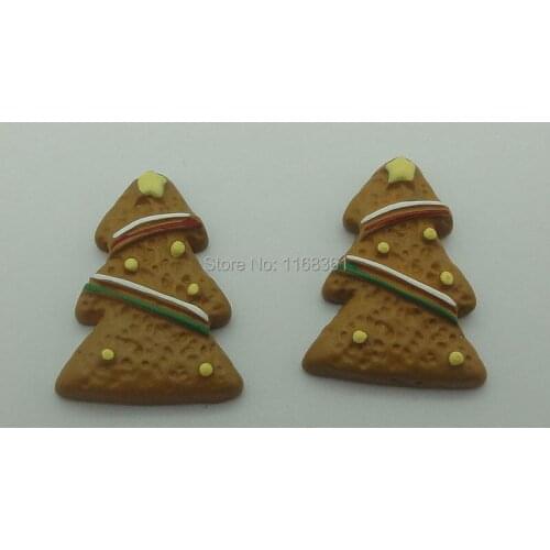 1pcs/lot resin flatback candy tree 21mm Cabochons Scrapbooking Hair Bow Center DIY Christmas decration C109-6