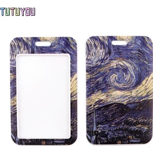 1pcs PC2957 Starry Sky Fashion Neck Strap Lanyard For Keys ID Card Gym Mobile Phone Straps USB Badge Holder DIY Hang Rope