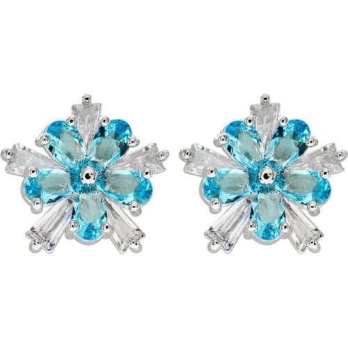 2020 new fashion temperament water drop square AAA zircon womens earrings suitable for wedding party earrings ER-263