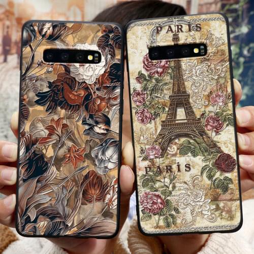 3D Emboss Flowers Case For Samsung Galaxy S21 S20 FE Note 20 S8 S9 S10 Plus Ultra Pro A50 A70 A51 A71 A21S A31 A41 A12 TPU Cover