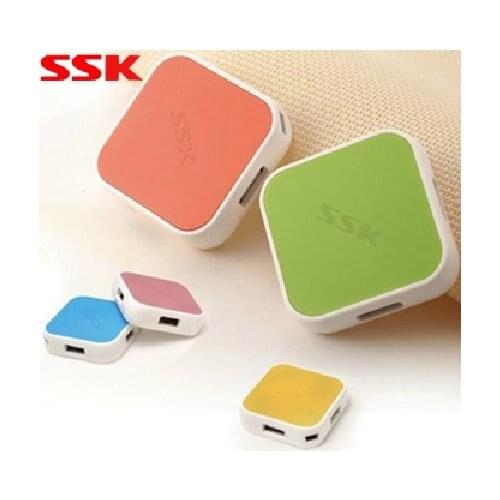 4-port USB extender compact splitter 1 drag 4 hub ultra-thin SHU029