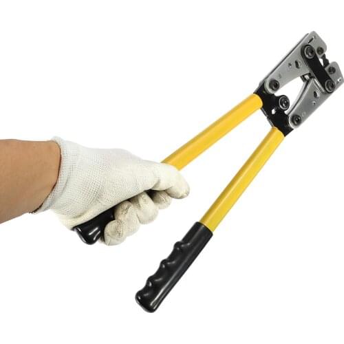 6-50 mm Crimp Tube Terminal Crimper Tool Cable Terminal Plier Hand Tool Battery Cable Lugs Hex Crimping Tool T0077