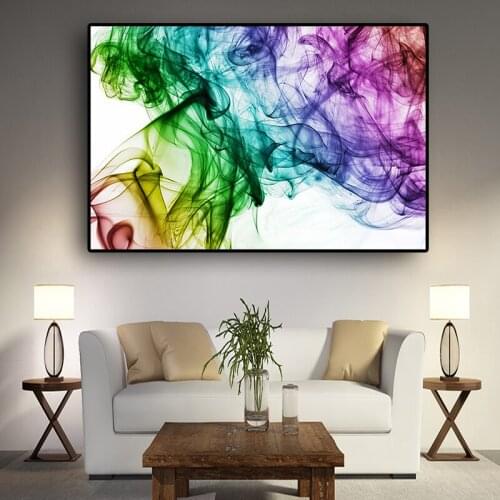 Watercolor Dynamic Abstract Canvas Painting Posters and Prints Scandinavia Nordic Pop Art Wall Picture for Living Room Decor