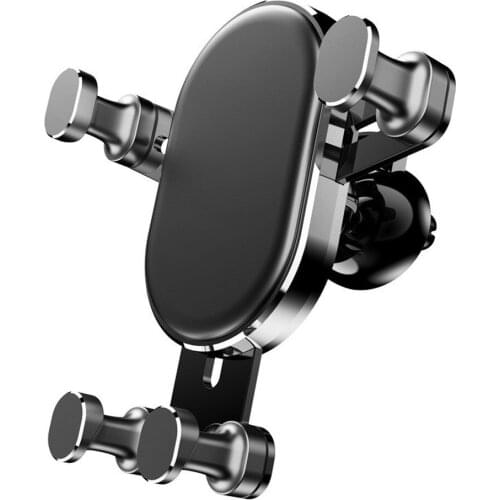 Car Mobile Phone Holder Telescopic Car Holder Center Console Gravity Navigation Air Outlet Bracket Universal Car Phone Holder