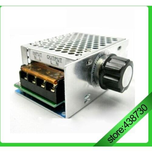 AC motor 4000W imported high-power thyristor 220V electronic voltage regulator dimming speed adjustment temperature adjustment w