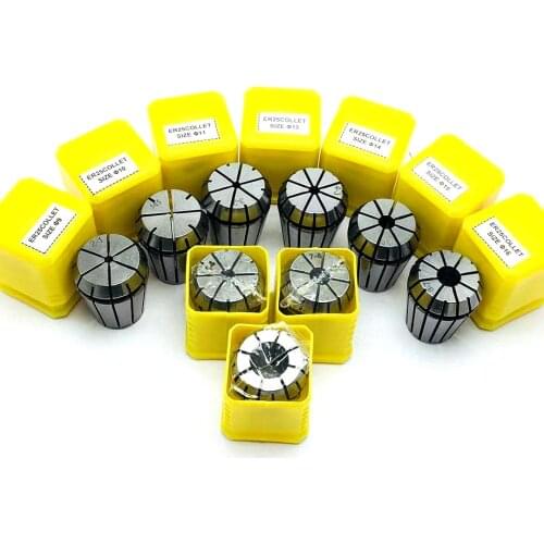 ER20 ER8 ER11 ER16 ER20 ER25 ER32 set ER chuck, used for CNC milling cutter engraving machine motor lathe tool holder tool